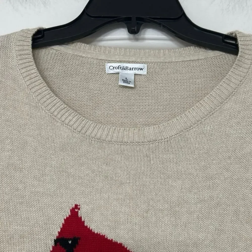 croft & barrow cardinal bird